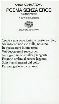 Hoge Kwaliteit Poema senza eroe