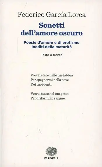 Sonetti dell‘amore oscuro. Testo spagnolo a fronte Finale Uitverkoop