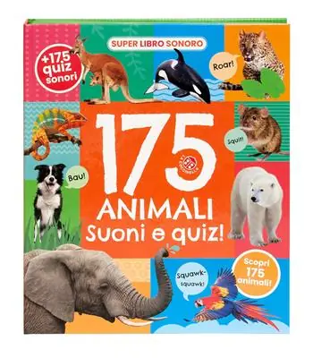 Direct Verzonden 175 animali. Suoni e quiz! Ediz. a colori