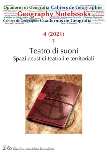 Flitsaanbieding Geography notebooks (2021). Vol. 4/1 Teatro di suoni. Spazi acustici teatrali e territoriali