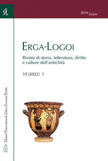 Koop Online Erga-Logoi. Rivista di storia, letteratura, diritto e culture dell‘antichità (2022). Vol. 10 Giornata di studi. Aspirazioni egemoniche e difficili equilibri nella politica internazionale greca del IV secolo a.C. aspetti e problemi. 20 maggio 2021