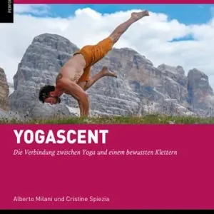 Yogascent. Die verbindung zwischen yoga und einem bewussten klettern Premium