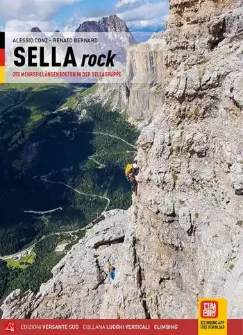 Sella rock. 256 Mehrseillangenrouten in der Sella Gruppe Uitverkoop