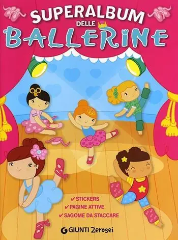 Premium Superalbum delle ballerine. Con adesivi