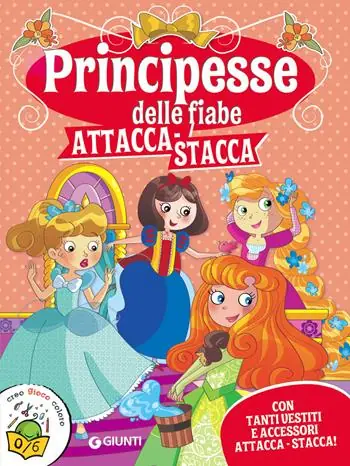 Principesse attacca-stacca. Con tanti vestiti e accessori attacca-stacca! Con adesivi Hoge Kwaliteit